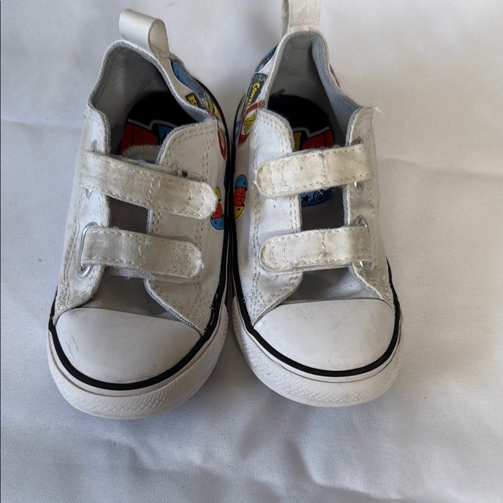 Converse Kids Sneakers with Colorful Patches